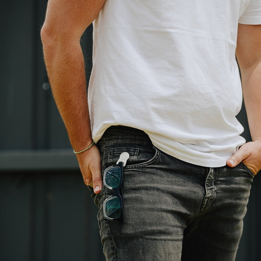 SPEX Glasses Clips 2 pack Black + StoneN KLIPSTA