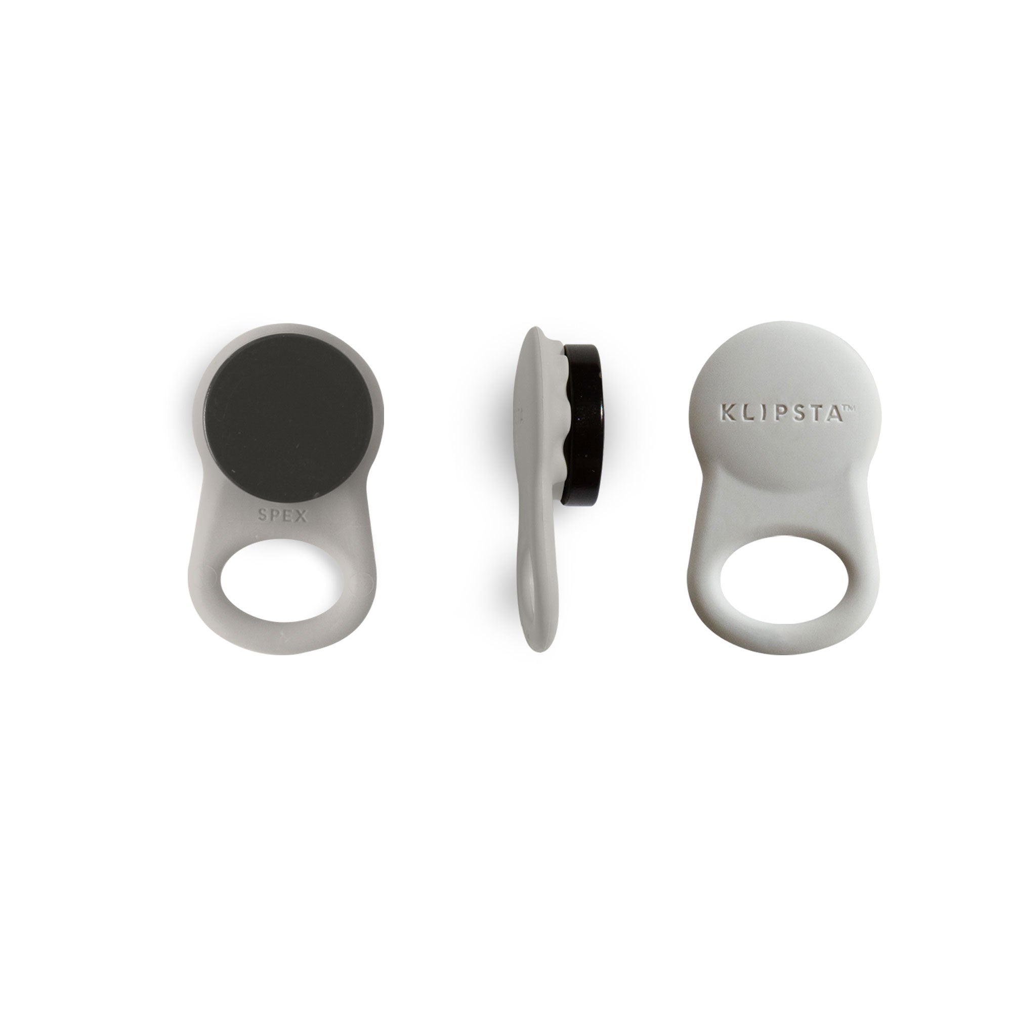 SPEX Glasses Clips | 2 pack Black + Stone - KLIPSTA